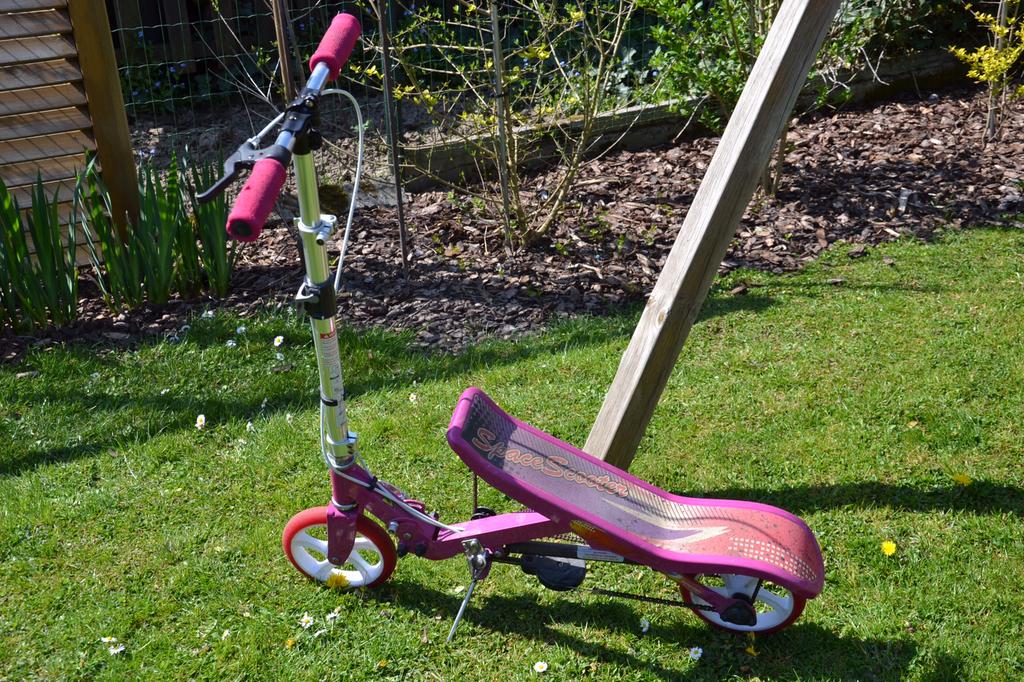 Space scooter step roze, Fietsen en Brommers, Ophalen of Verzenden, Gebruikt, Spacescooter