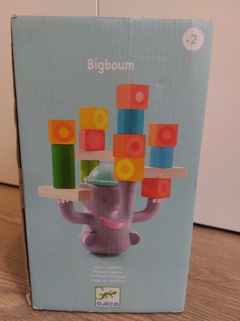 Jouet en bois Djeco éléphant bigboum, Enlèvement, Comme neuf