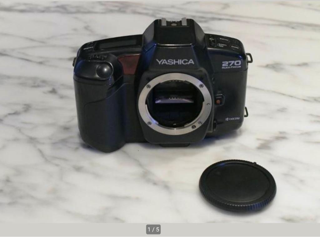 Appareil photo à mise au point automatique Yashica 270, Enlèvement ou Envoi, Utilisé, Reflex miroir, Autres Marques
