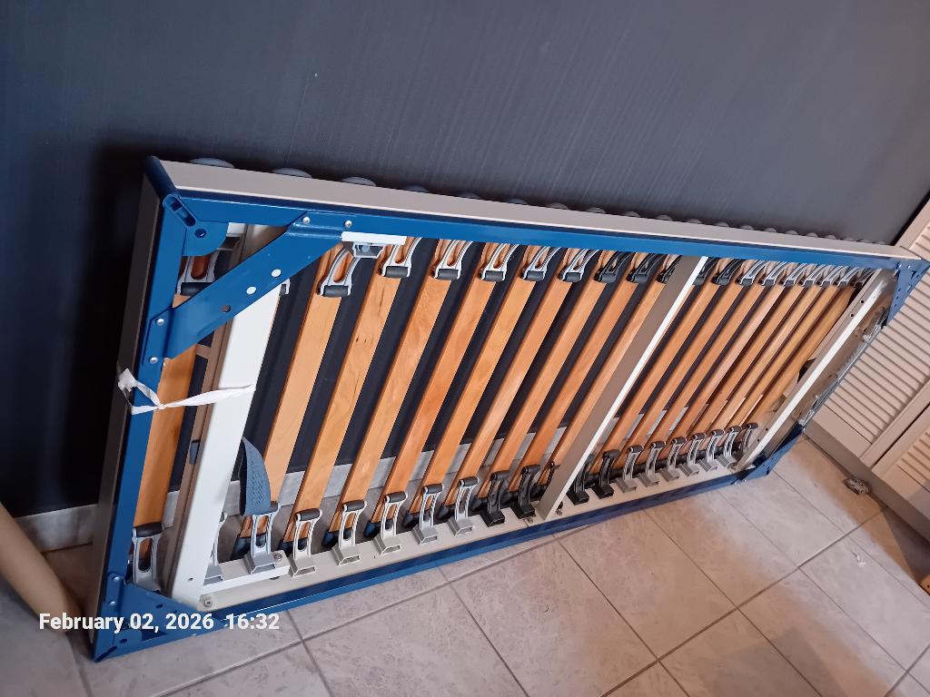 Stevige verstelbare lattenbodem BEKA, Maison & Meubles, Chambre à coucher | Matelas & Sommiers, Utilisé, Sommier, 80 cm, 200 cm