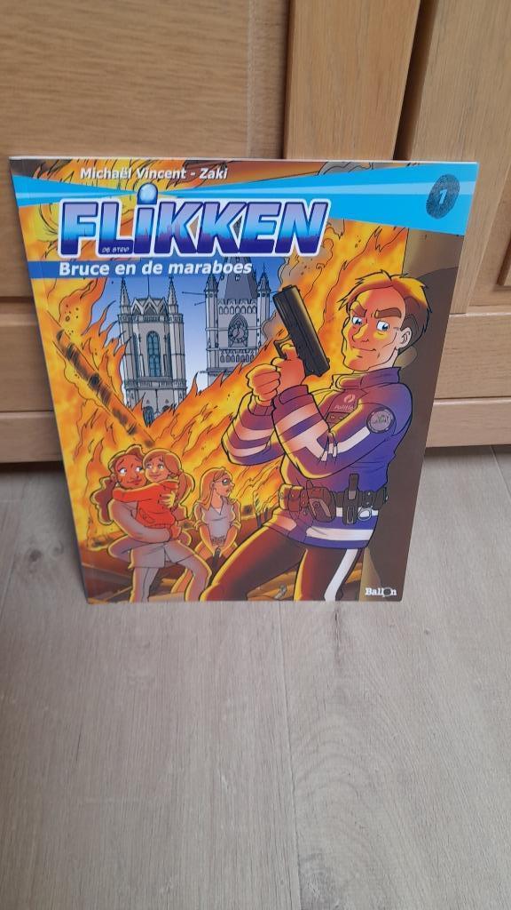 Flikken nr. 1: Bruce en de maraboes, Eén stripboek, Ophalen of Verzenden, Zo goed als nieuw, Zaki
