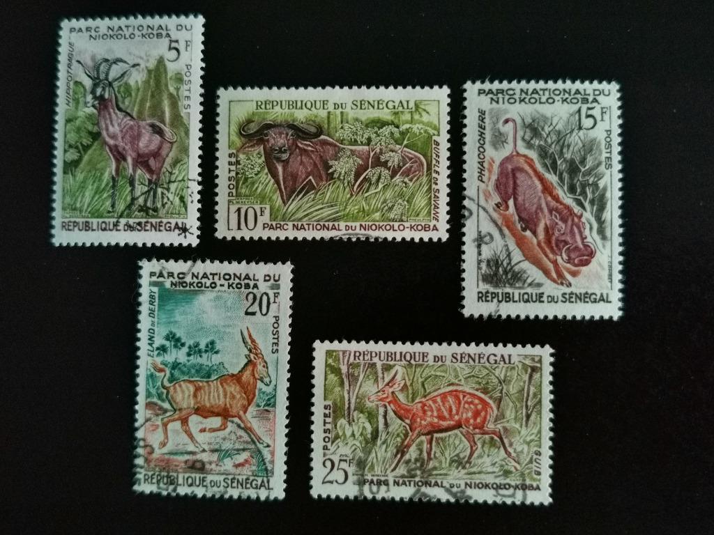 Senegal 1960 - wilde dieren, Ophalen of Verzenden, Overige landen, Gestempeld