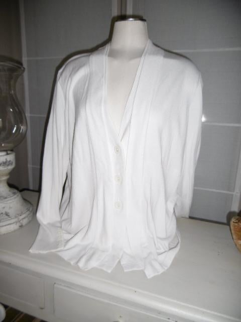 Grote maten, witte cardigan dames, xl., Kleding | Dames, Ophalen of Verzenden