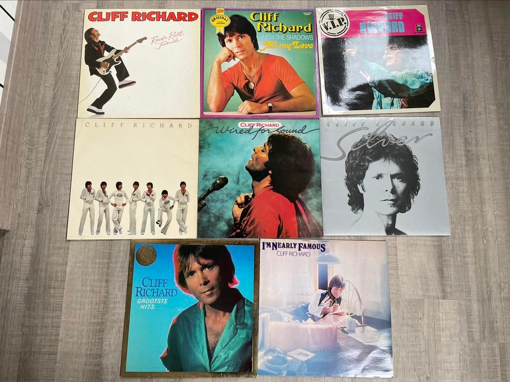 8X vinyl Cliff Richard, Ophalen of Verzenden