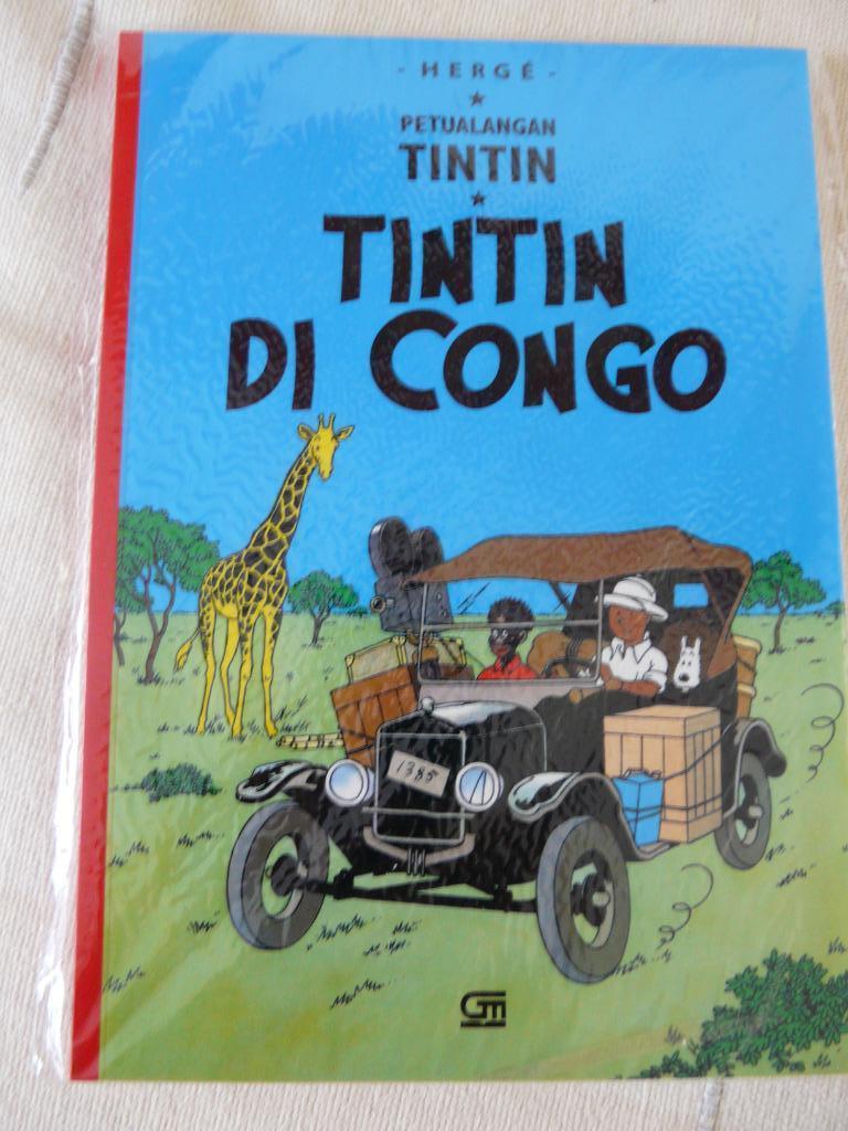 In het Indonesisch " Kuifje in Congo" /Tintin Di Congo, Neuf, Une BD, Enlèvement, Herge