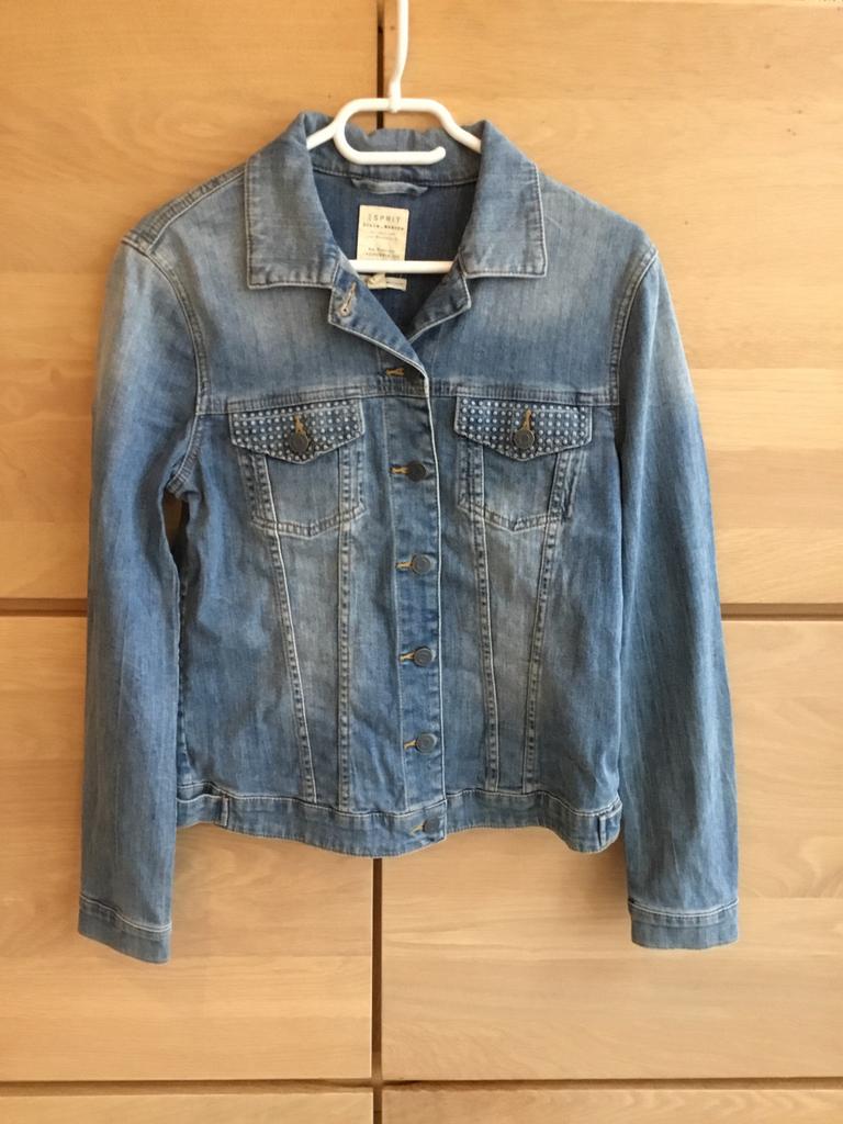 Jeansvest ESPRIT, Blauw, Maat 42/44 (L), Ophalen of Verzenden, Zo goed als nieuw