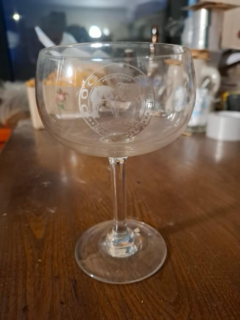 Hondenbier Roelants zuurglas, Verzenden, Gebruikt, Glas of Glazen, Overige merken