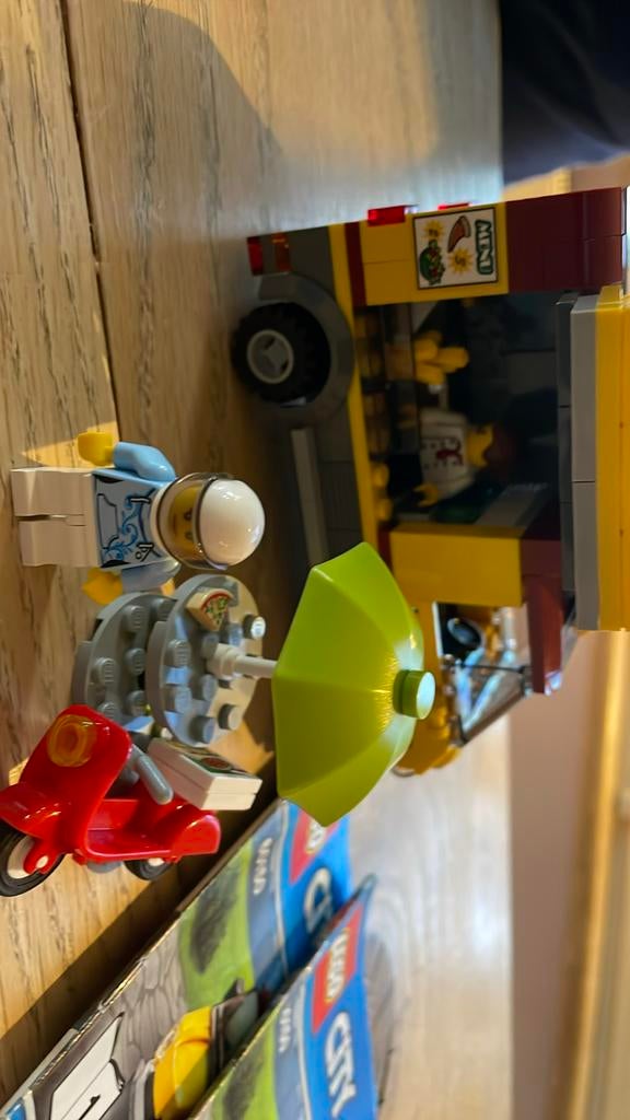 Lego city pizzawagen, Kinderen en Baby's, Ophalen, Zo goed als nieuw, Lego
