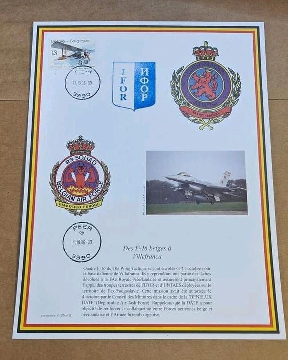10w Kleine Brogel 1996, Ophalen of Verzenden, Luchtmacht