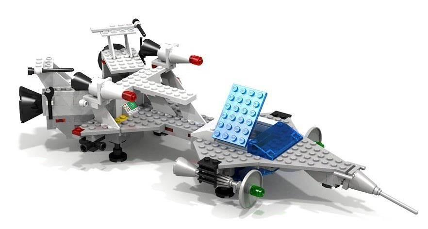 LEGO Classic Space 6929 Starfleet Voyager TOP!, Ophalen of Verzenden, Zo goed als nieuw, Complete set, Lego