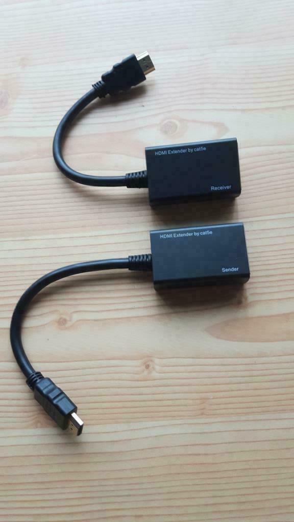 HDMI SIGNAAL  VERSTERKER TOT 60 METER, Ophalen of Verzenden, Nieuw, Zender en Ontvanger