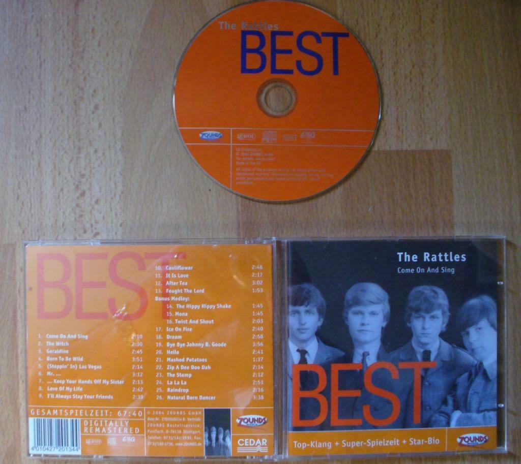 CD THE RATTLES - COME ON AND SING - BEST - ROCK, Enlèvement ou Envoi, Comme neuf, Pop rock