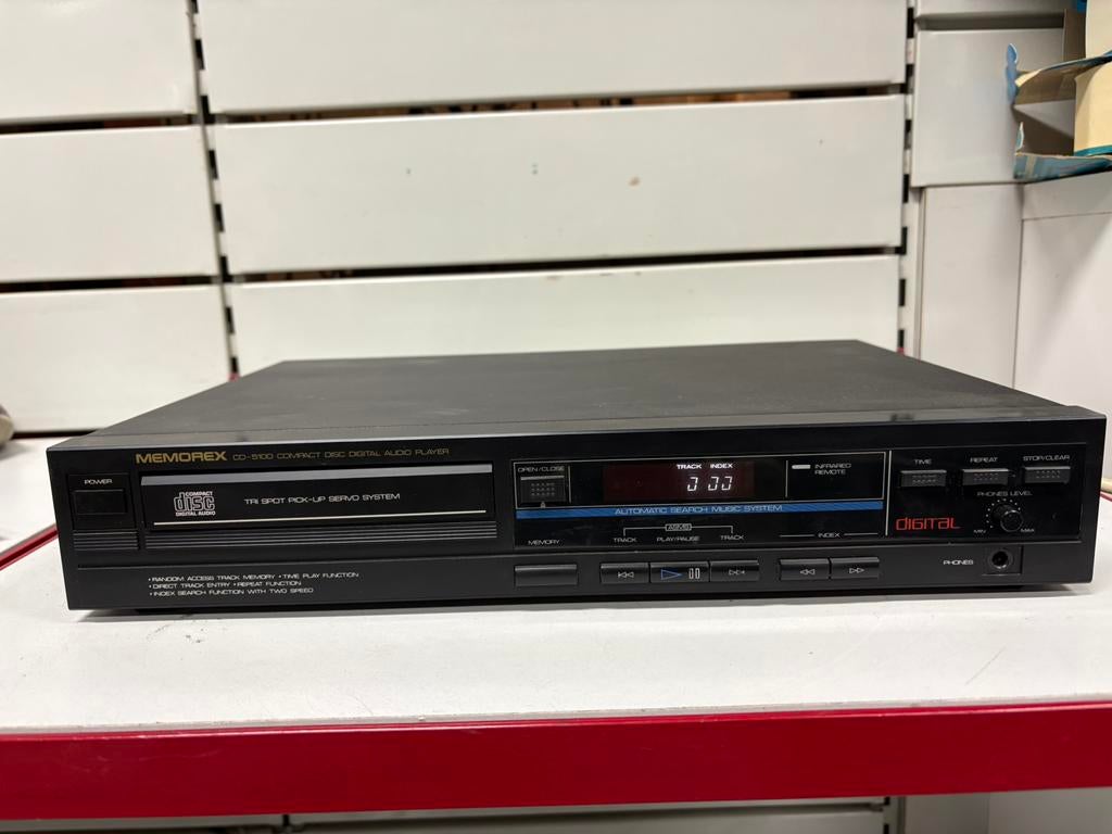 Lecteur CD Vintage Memorex CD-5100 - Made in Japan, Enlèvement ou Envoi, Utilisé
