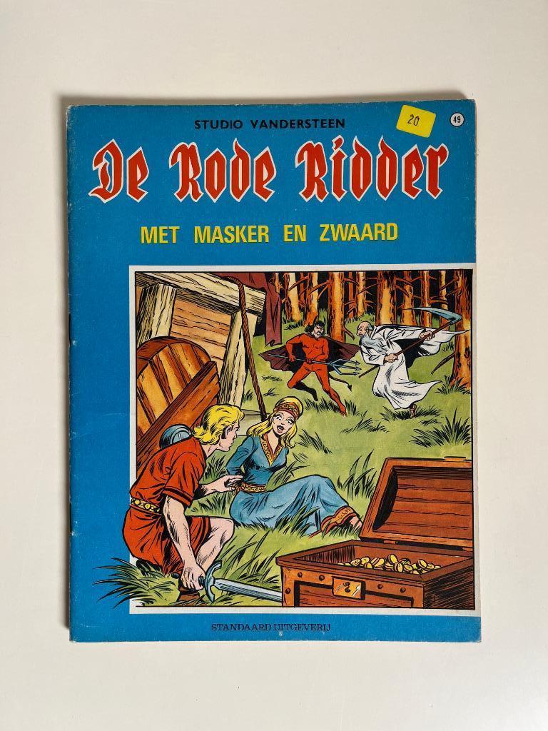 De Rode Ridder 49 - Met masker en zwaard - 1e druk 1971, Boeken, Stripverhalen, Verzenden, Willy Vandersteen