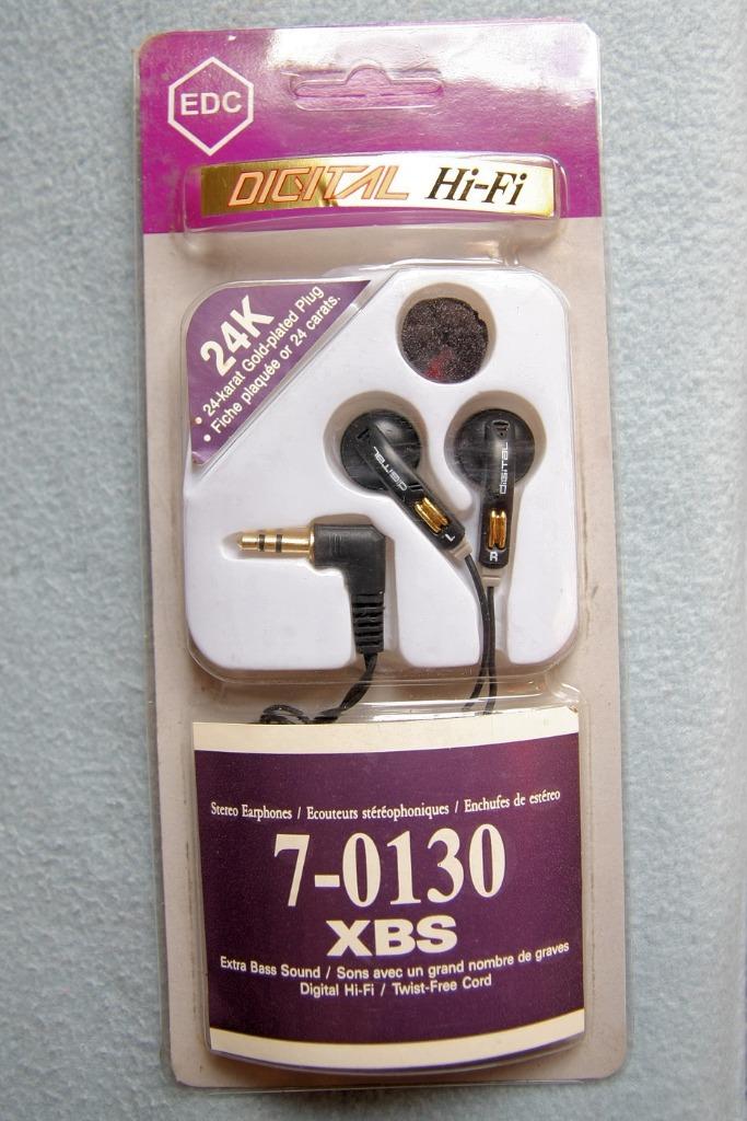 Écouteurs vintage EDC 7-0130 XBS, Enlèvement ou Envoi, Neuf