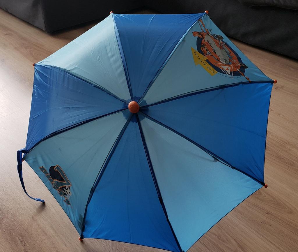 Parapluie enfant, Enlèvement, Utilisé, Bleu