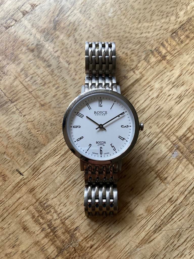Titanium horloge Boccia Royce in zeer goede staat, Verzenden, Zo goed als nieuw