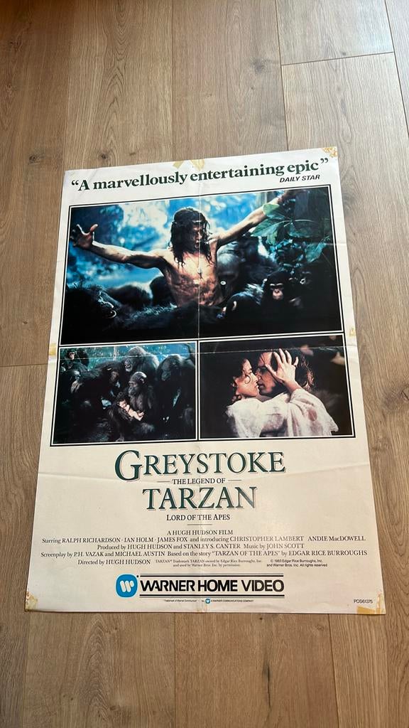 Filmaffiche Tarzan 1984, Verzamelen, Posters, Ophalen of Verzenden, Gebruikt