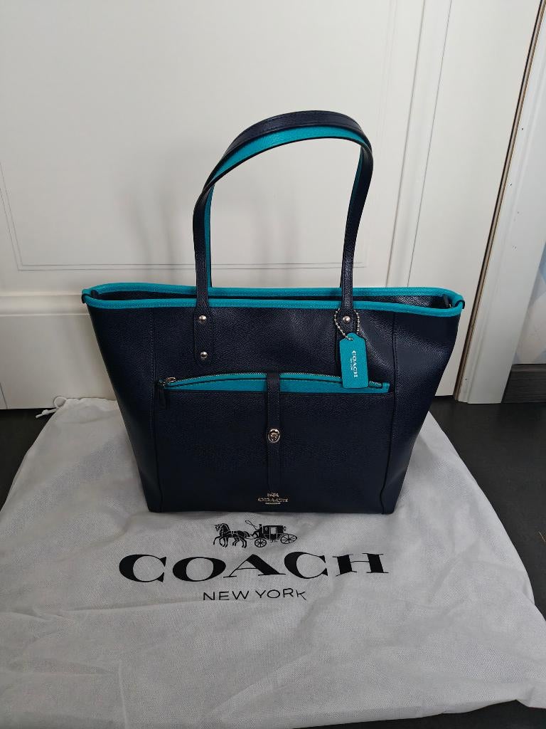 Nieuwe Coach Shopper Handtas, Ophalen of Verzenden, Nieuw, Blauw, Handtas