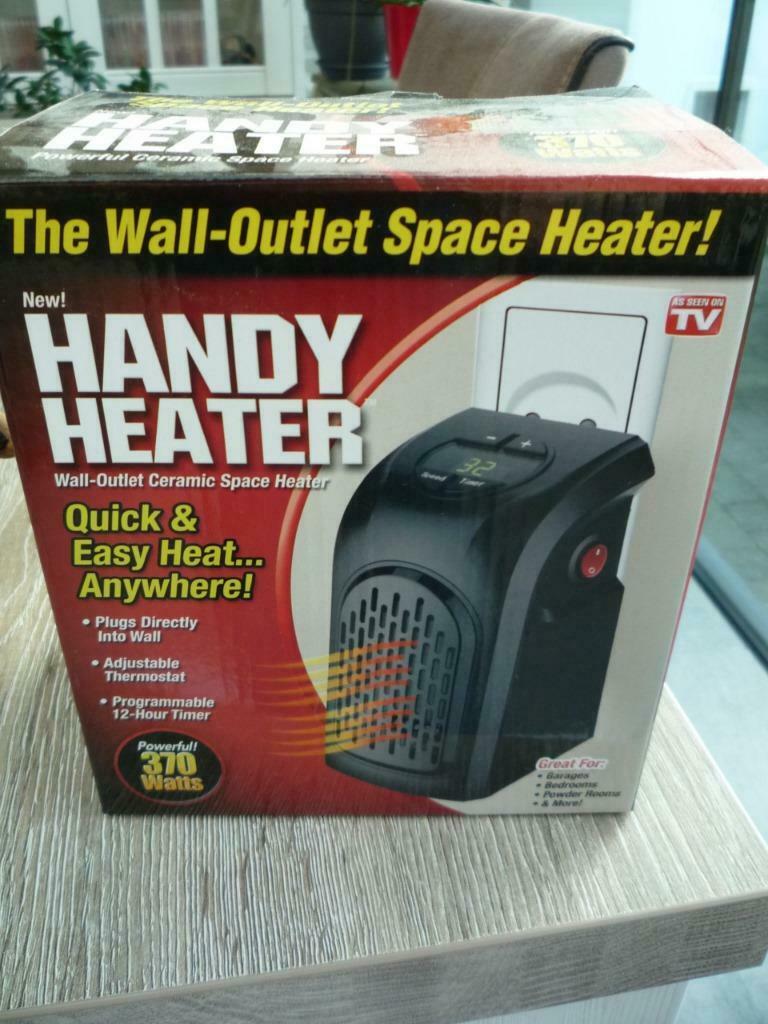 Handy heater verwarming - aan te sluiten op stopcontact, Ophalen of Verzenden, Nieuw, 200 tot 500 watt, Overige typen