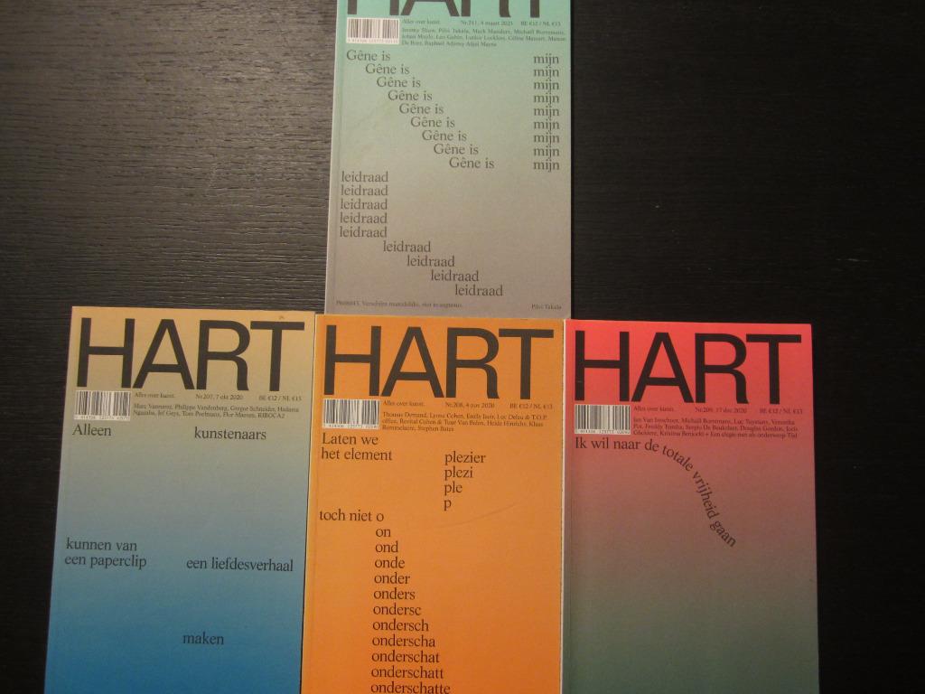 Hart kunstmagazine -Nrs. 207/208/209/211-, Livres, Art & Culture | Arts plastiques, Enlèvement ou Envoi