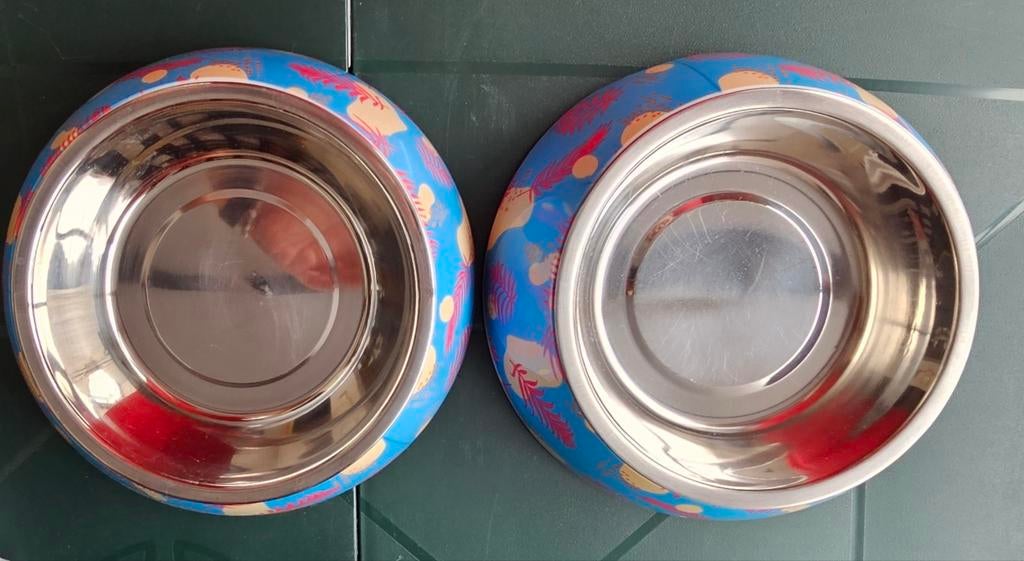 2 grote honden voer bakken 17cm savic tiaki, Ophalen of Verzenden, Anti-schrok, Zo goed als nieuw