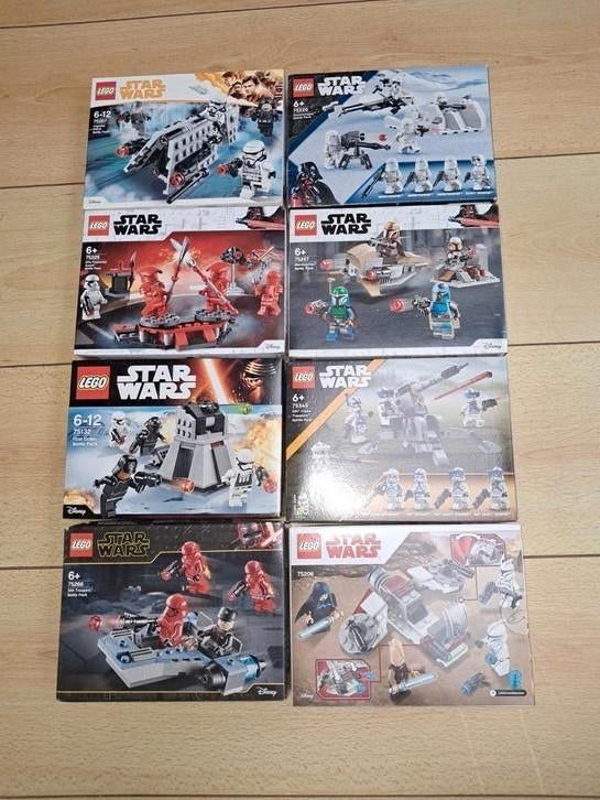 8 x battle pack star wars lego, Enlèvement ou Envoi, Neuf, Lego