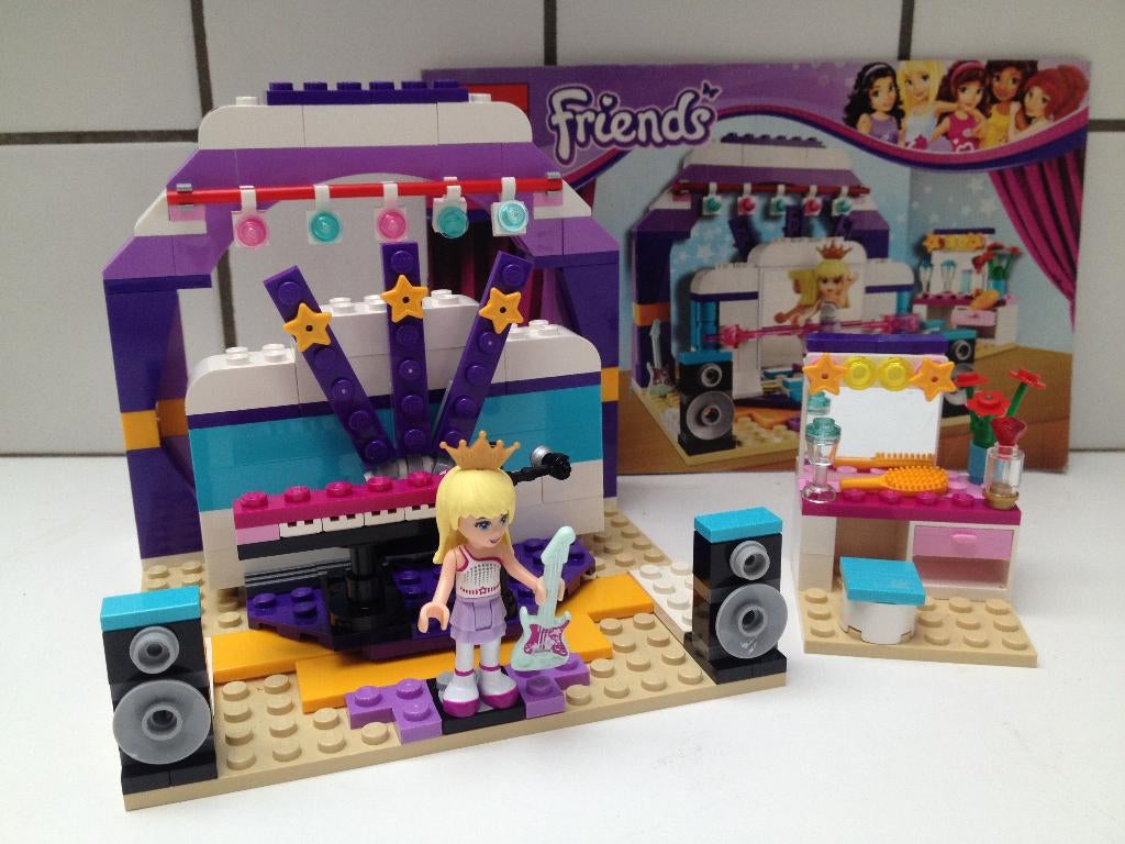 lego 41004 friends Rehearsal Stage, Ophalen of Verzenden, Zo goed als nieuw, Complete set, Lego