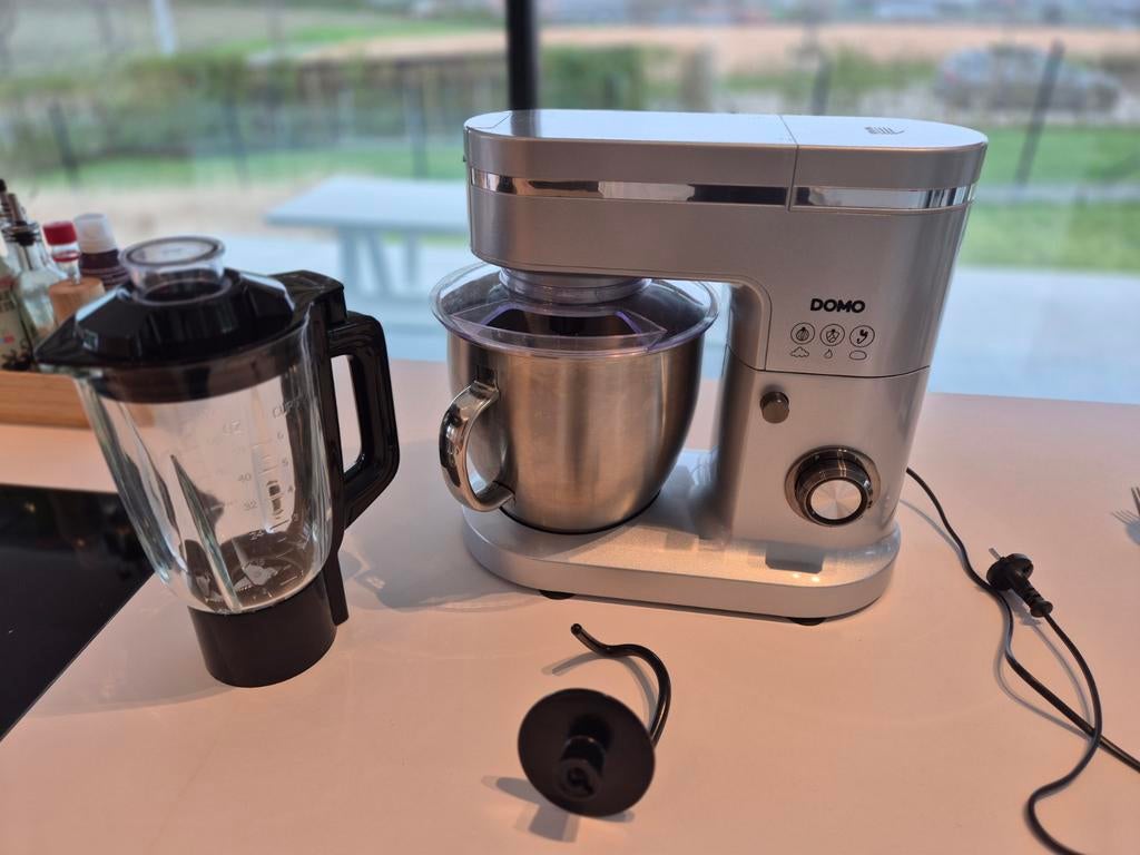 Keukenrobot + blender DOMO 6l 1200W, Résiste au lave-vaisselle, Enlèvement, Utilisé, 4 litres ou plus