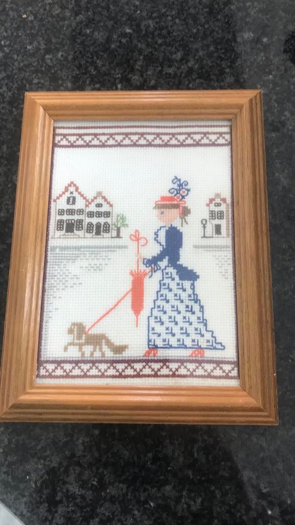 Mooie kader kruisjessteek, Ophalen of Verzenden