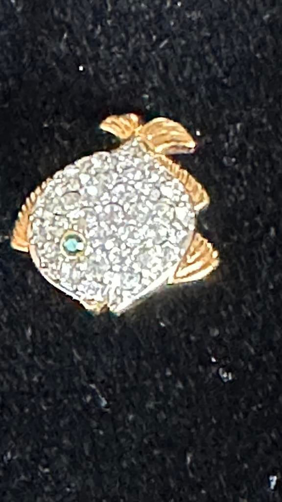 Swarovski Vintage Pin’s, Ophalen of Verzenden, Zo goed als nieuw, Dier of Natuur, Speldje of Pin