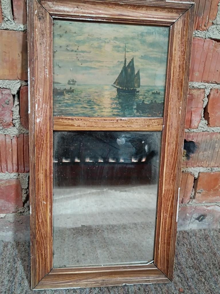 Beau miroir ancien, miroir de cheminée, Antiquités & Art, Antiquités | Miroirs, Enlèvement