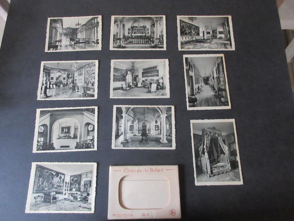 Carnet de cartes postales Château de Beloeil, Enlèvement ou Envoi, 1940 à 1960, Affranchie, Hainaut
