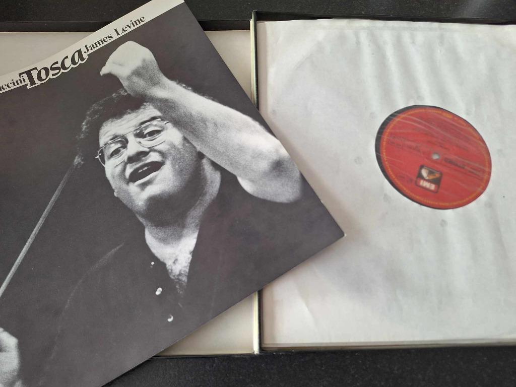 Puccini / Levine - Tosca Box 2 x Lp's Vinyl, 12 pouces, Enlèvement ou Envoi, Utilisé, Classicisme