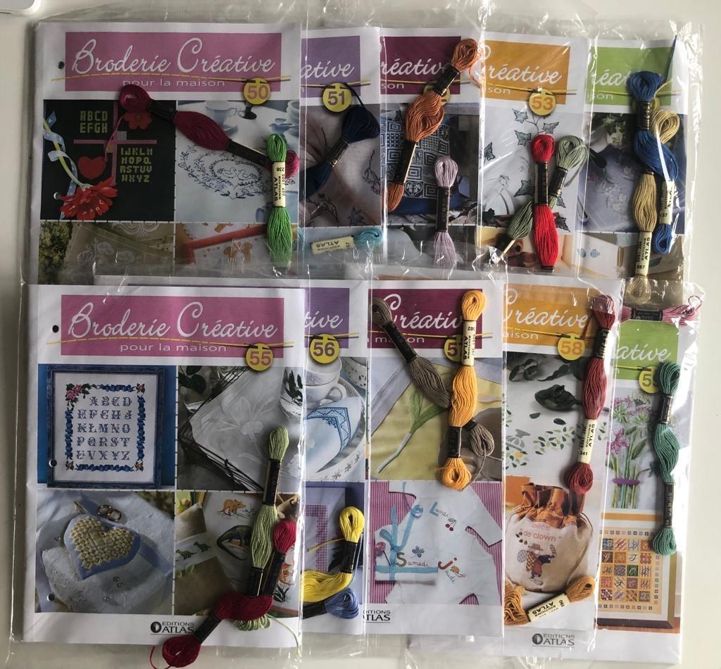 8 numéros "Broderie Créative pour la maison", Enlèvement ou Envoi, Neuf