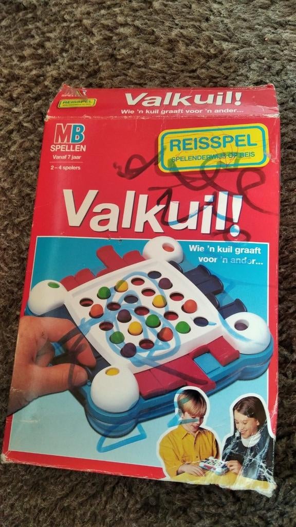 Reisspel Valkuil MB, Hobby en Vrije tijd, Gezelschapsspellen | Bordspellen, Ophalen of Verzenden, Reisspel