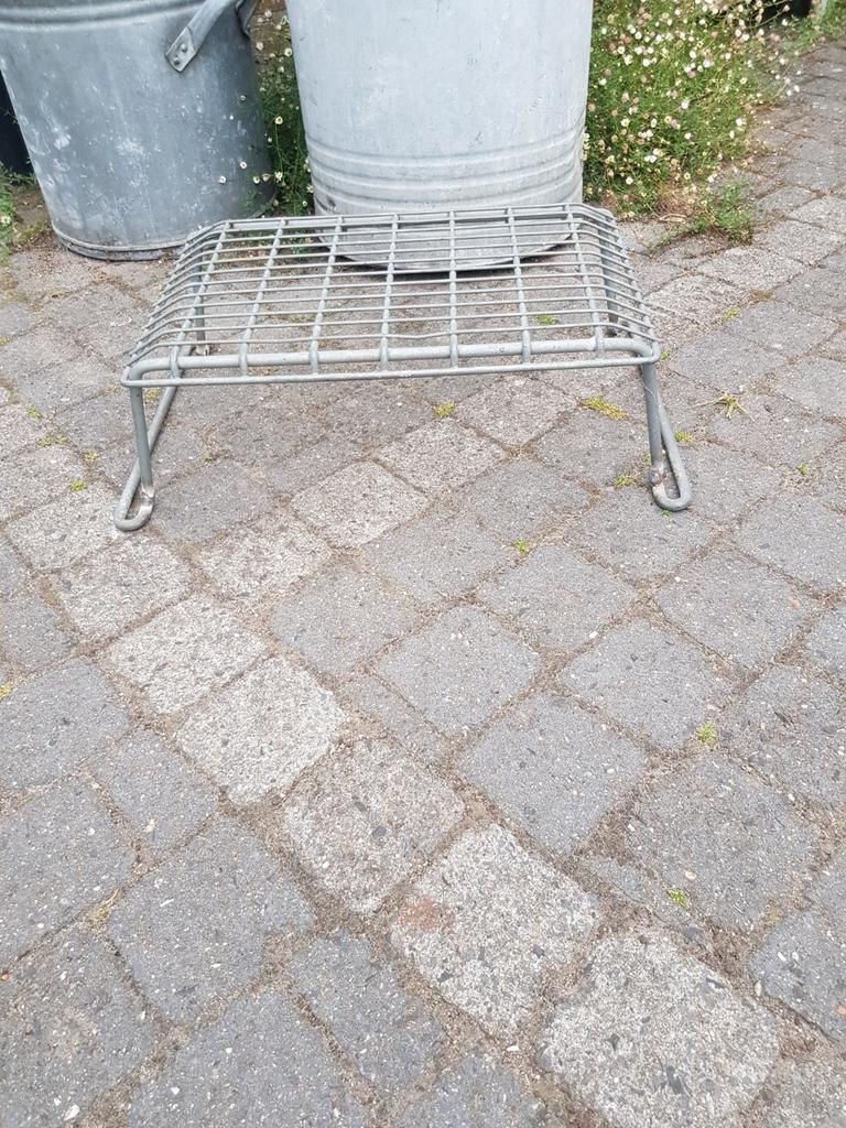 Zinken opstap, Tuin en Terras, Ophalen of Verzenden, Gebruikt