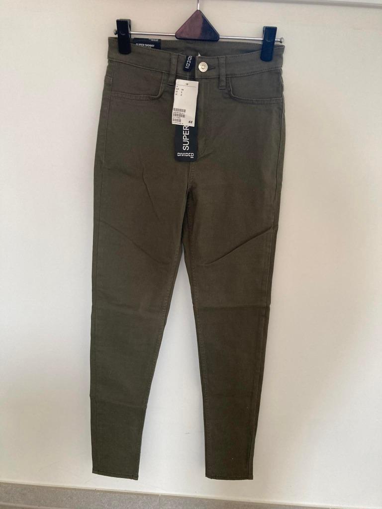 Pantalon skinny taille haute neuf H&M taille 34, Neuf, H&M, Enlèvement ou Envoi, Autres couleurs