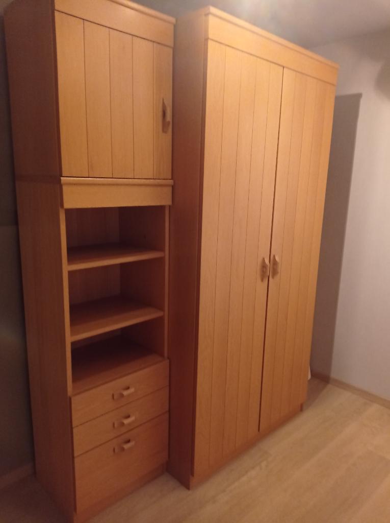 Complete eenpersoonskamer in heel goede staat, Huis en Inrichting, Ophalen, Gebruikt, Eenpersoons, Tijdloos