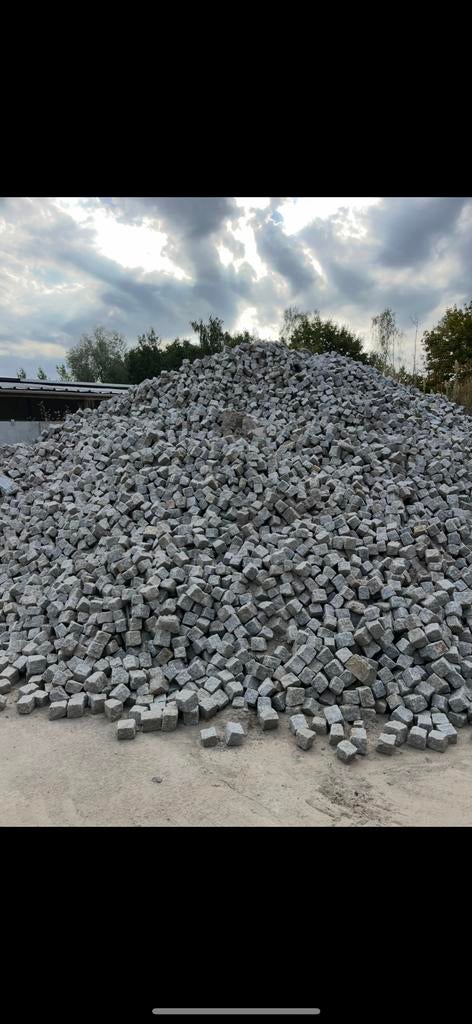 Kasseien, Ophalen, Gebruikt, Kei