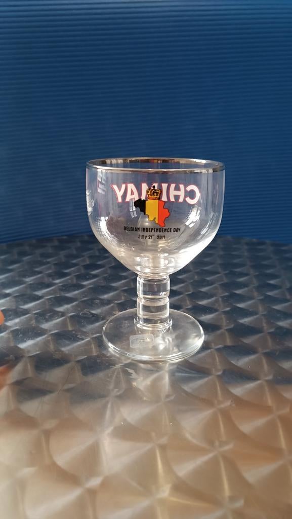 Verre Chimay 25cl belgian indépendence day, Enlèvement ou Envoi, Comme neuf