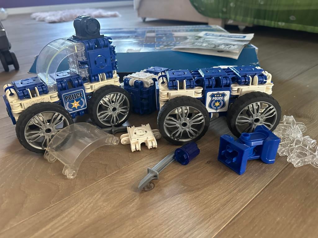 Clicformers Police Set 7 in 1, Ophalen, Zo goed als nieuw