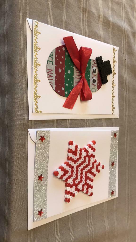 Cartes de Noël faites à la main, Enlèvement ou Envoi