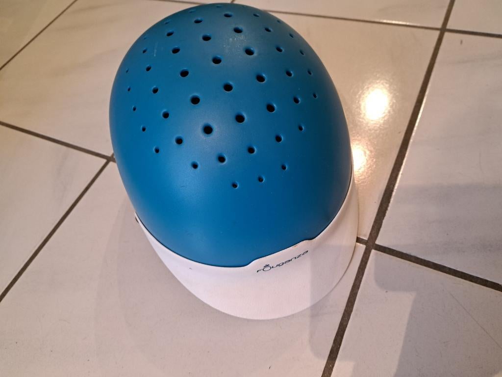 Casquette de cheval (tok) /bleu et blanc/pour enfants, Animaux & Accessoires, Enlèvement, Utilisé, Enfants, Bombe