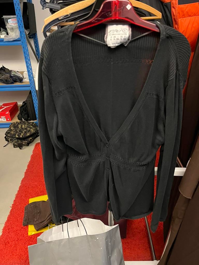 Zwarte gilet esprit xl, Ophalen of Verzenden, Zo goed als nieuw