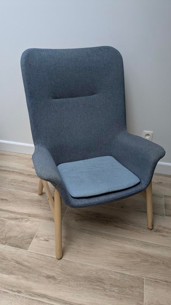 Fauteuil met hoge rugleuning vedbo ikea, Enlèvement, Utilisé
