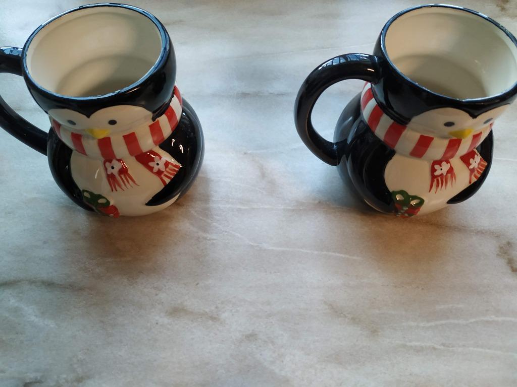 2 mooie nieuwe grote luxe mokken kerst/eindejaar, Ophalen of Verzenden, Nieuw