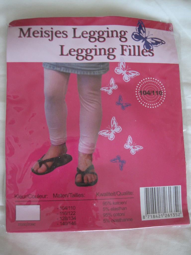 Nieuwe roze legging 104, Ophalen of Verzenden, Nieuw, Meisje, Broek