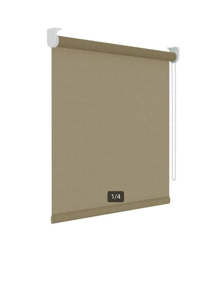Verduisterende rolgordijnen landelijk Decosol 90 x 190, Enlèvement ou Envoi, Beige, Comme neuf, 150 à 200 cm