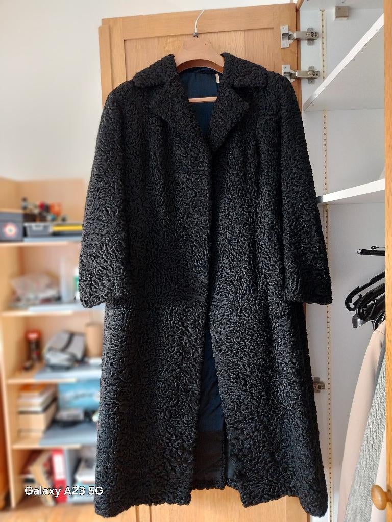 Manteaux astrakan, Vêtements | Femmes, Enlèvement, Porté, Taille 42/44 (L), Noir